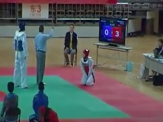 Taekwondo büst ends a võitlus, tasuta võitlus xxx seks film film f6