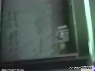 Шпионин камера заснемане двойки кола възрастен филм